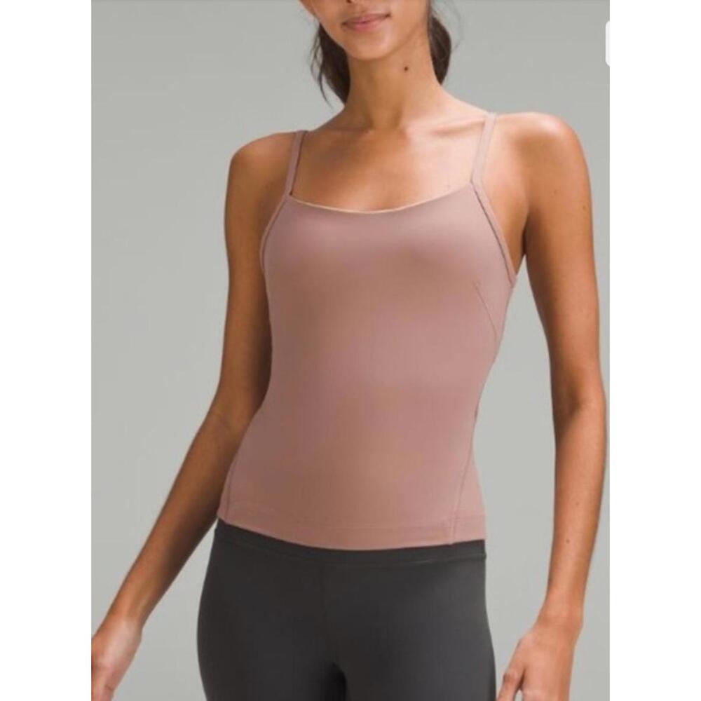 Lululemon Cross-Back Nulu Yoga Tank Twilight Rose Pink Women’s 6